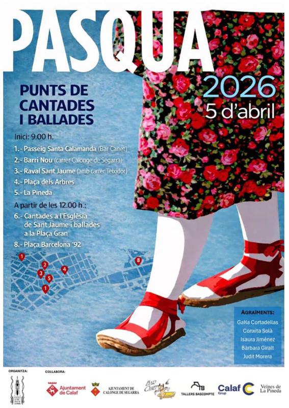 cartell Caramelles 2026 a Calaf