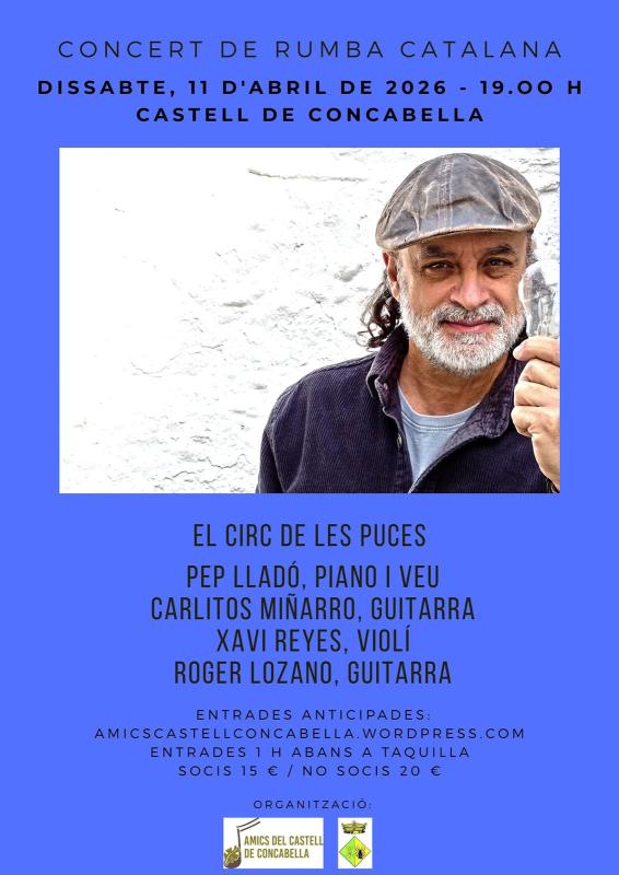 cartell Concert de Pep Lladó & Two Rivers Band
