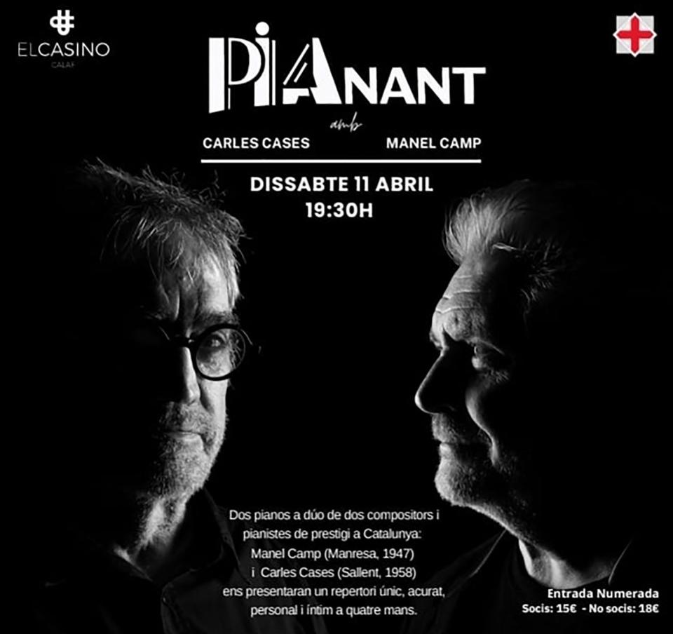 cartell Concert de piano 'PIANANT'
