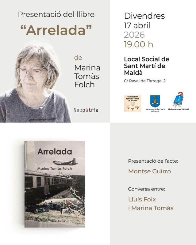 cartell Presentació del llibre 'Arrelada' cartell Presentació del llibre 'Arrelada'