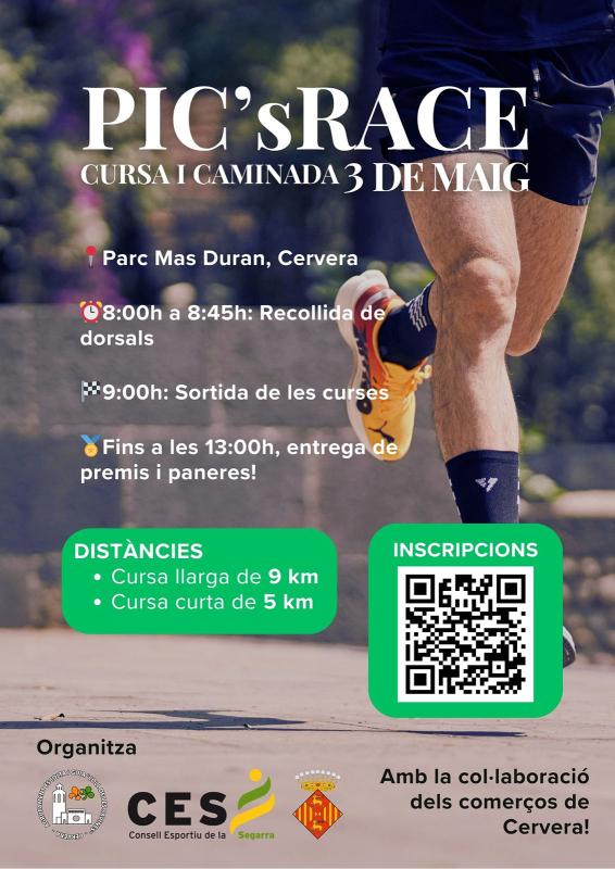 cartell Cursa Popular del Cau “PIC’s RACE”