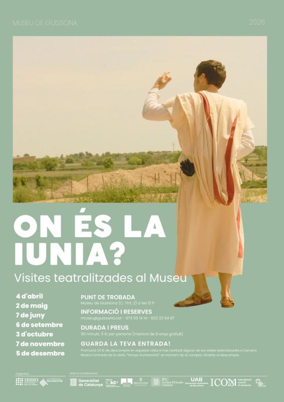 cartell Visita teatralitzada 'On és la Iunia?' 2026