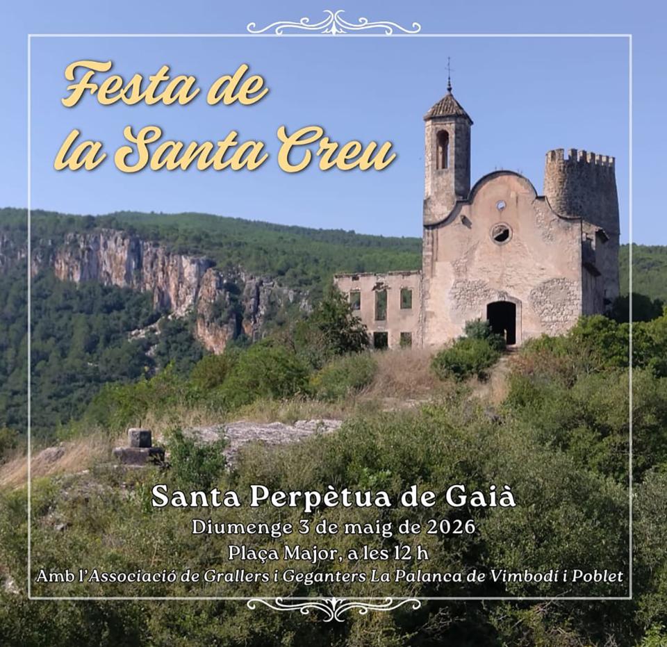 cartell Festa de la Santa Creu