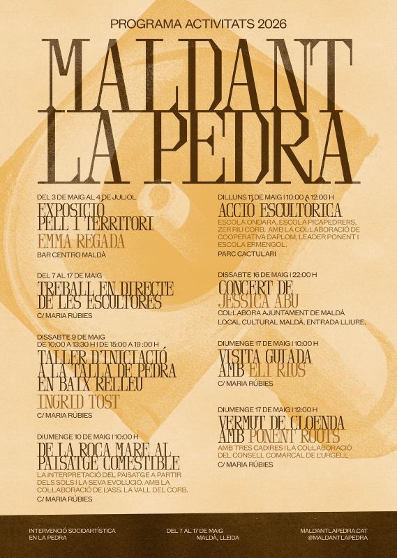 cartell Festival Maldant la pedra 2026