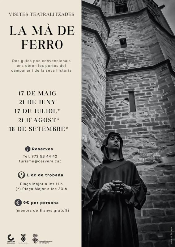 cartell Visita teatralitzada 'La mà de ferro'