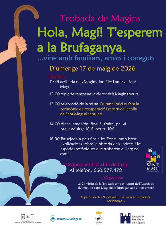 cartell Trobada de Magins a la Brufaganya 2026 cartell Trobada de Magins a la Brufaganya 2026