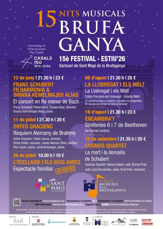 Nits Musicals de la Brufaganya 2026 - Rocamora i Sant Magí de la Brufaganya