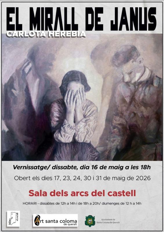 cartell Exposició 'El mirall de Janus' de Carlota Herebia cartell Exposició 'El mirall de Janus' de Carlota Herebia
