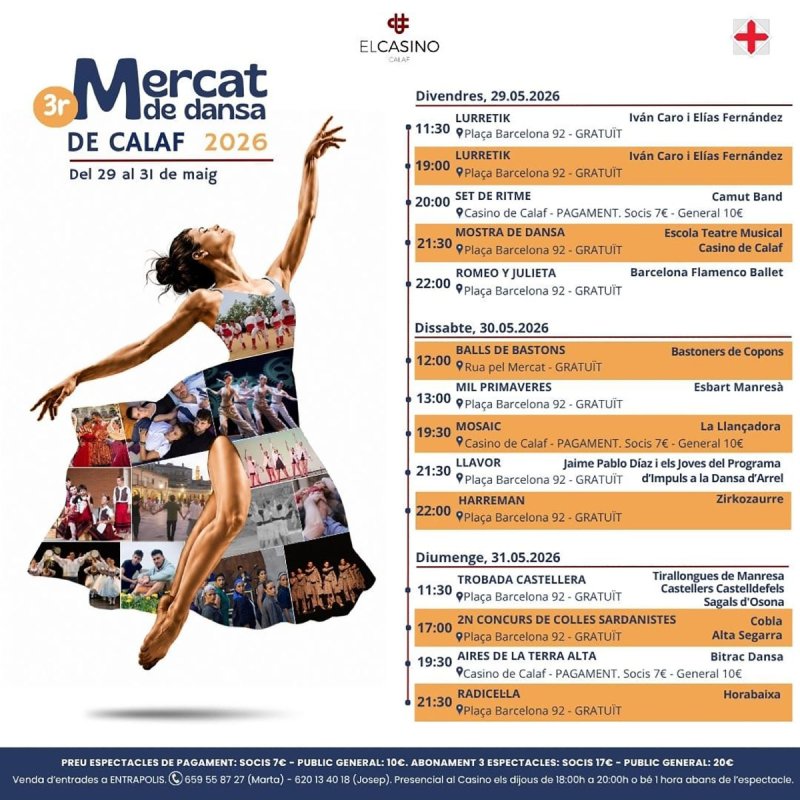 cartell 3r Mercat de Dansa de Calaf cartell 3r Mercat de Dansa de Calaf