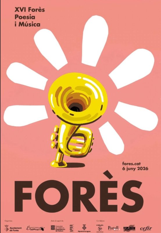 cartell XVI Forès Poesia i Música