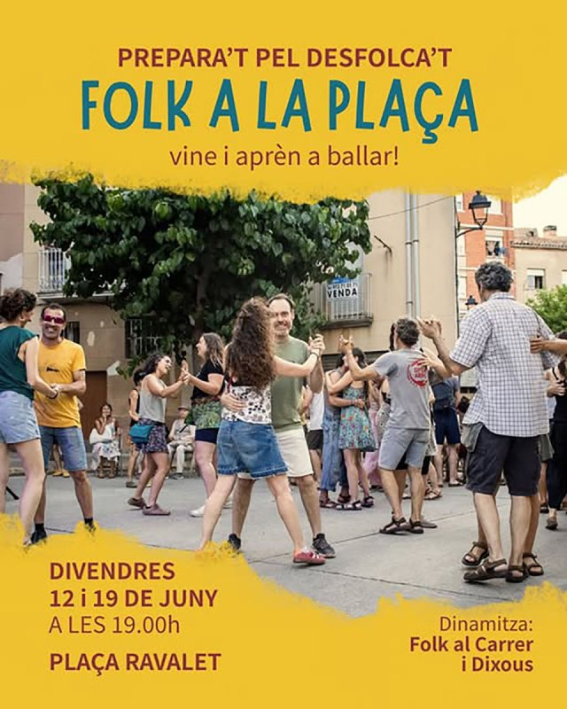 cartell Folk a la plaça