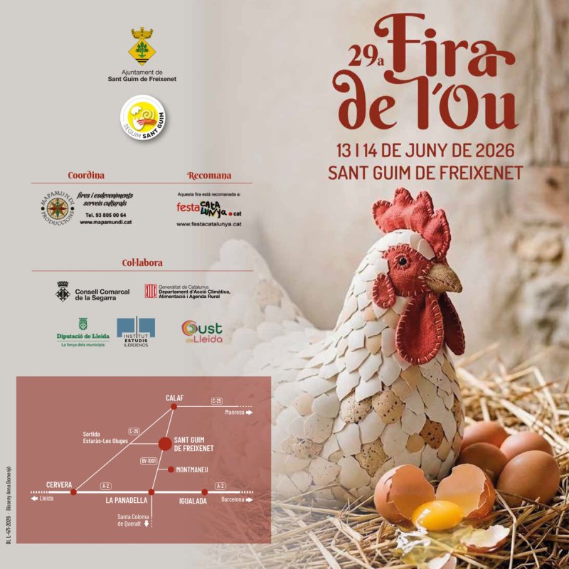 cartell Fira de l'Ou 2026