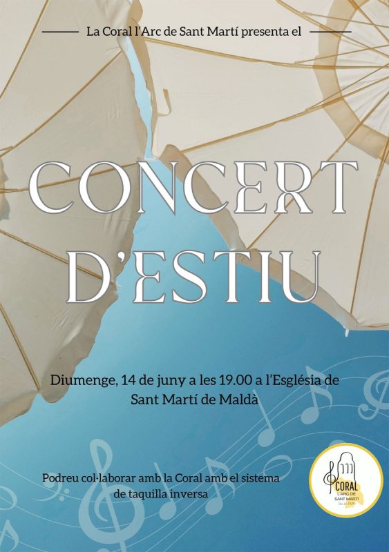 cartell Concert d'estiu cartell Concert d'estiu