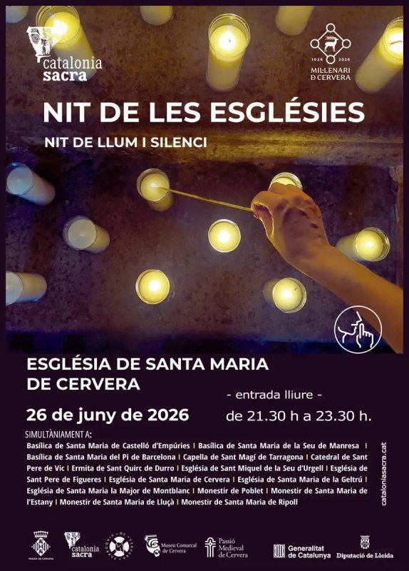 cartell Nit de les esglésies