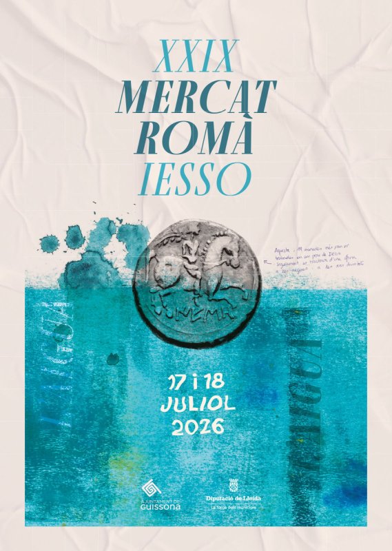 cartell XXIX Mercat Romà de Iesso - Guissona