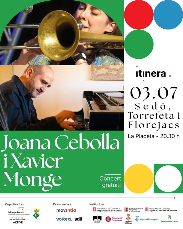 cartell Concert de Joana Cebolla i Xavier Monge