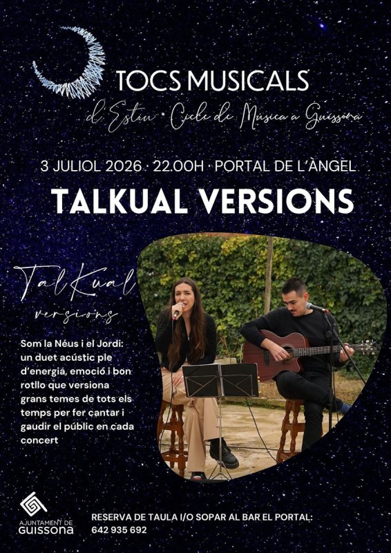 cartell Tocs musicals 'Talkual Versions'