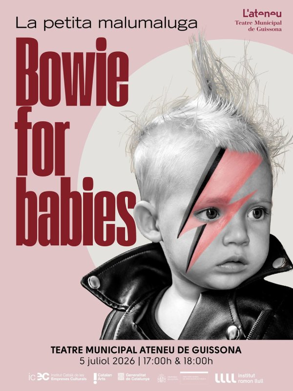 cartell Teatre 'Bowie for babies'
