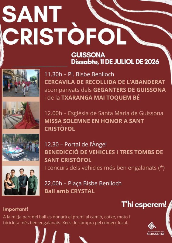 cartell San Cristòfol 2026 a Guissona