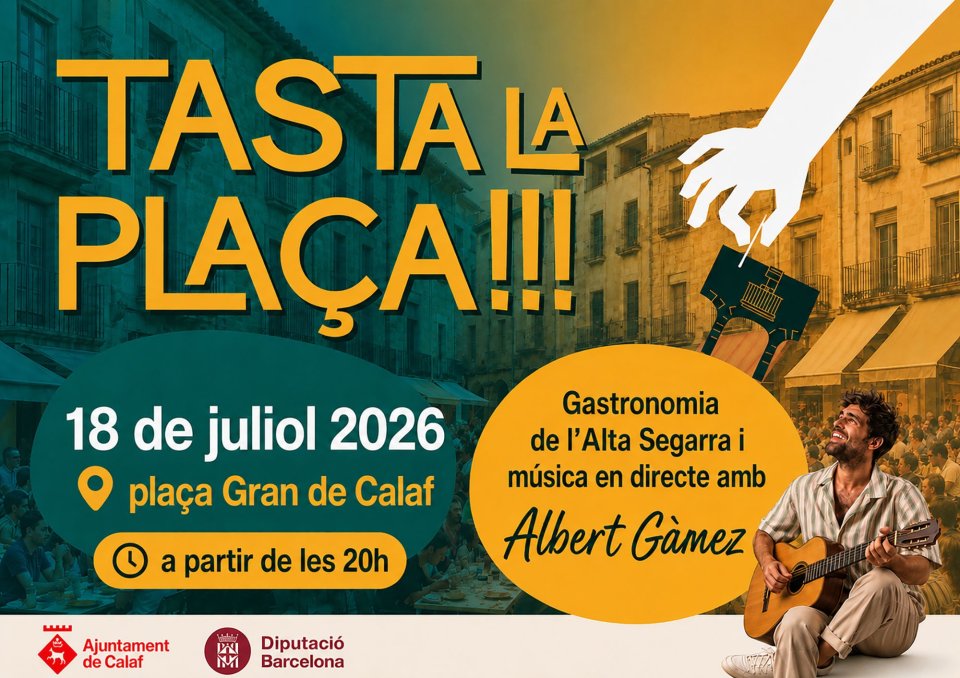 cartell Tasta la plaça 2026