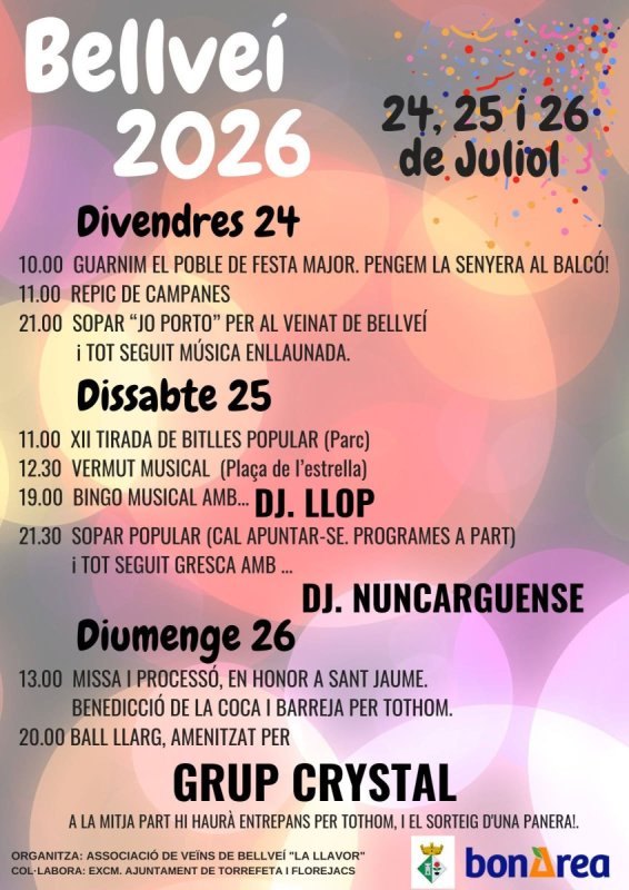 cartell Festa Major de Bellveí 2026
