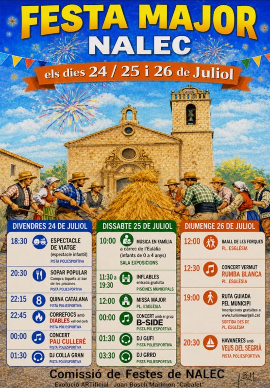 cartell Festa Major de Nalec 2026