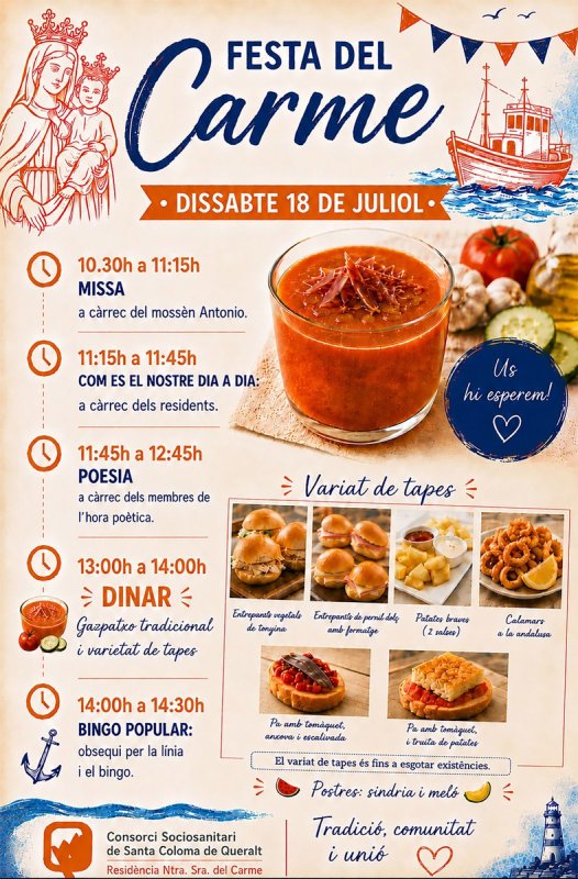 cartell Festa del Carme