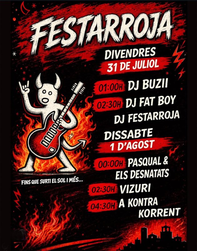 cartell FESTARROJA 2026