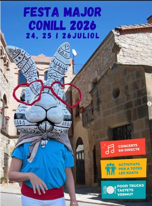 cartell Festa major de Conill 2026