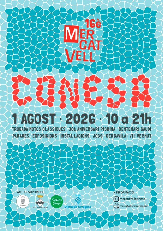 cartell 16è Mercat Vell de Conesa