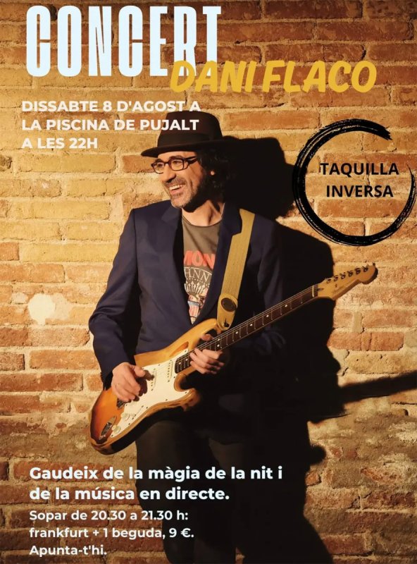 cartell Concert de Dani Flaco