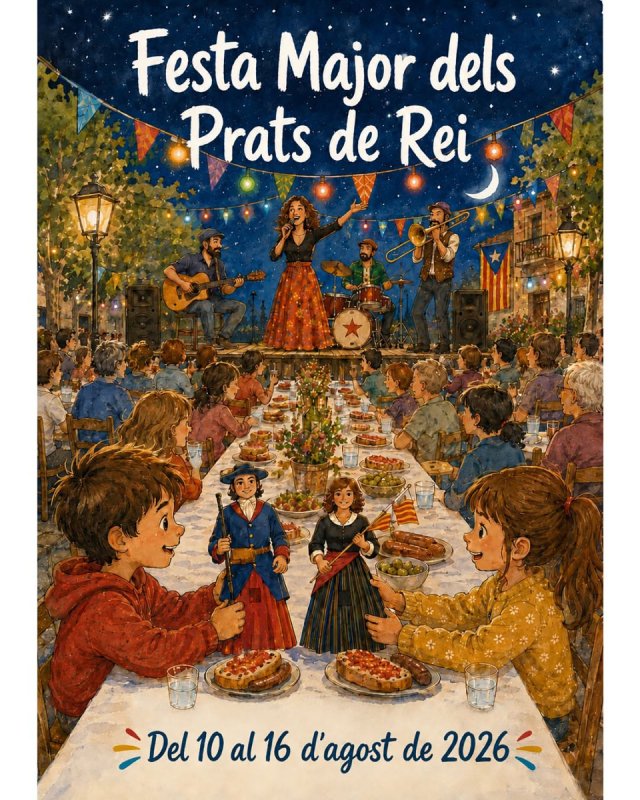 cartell Festa Major dels Prats de Rei 2026