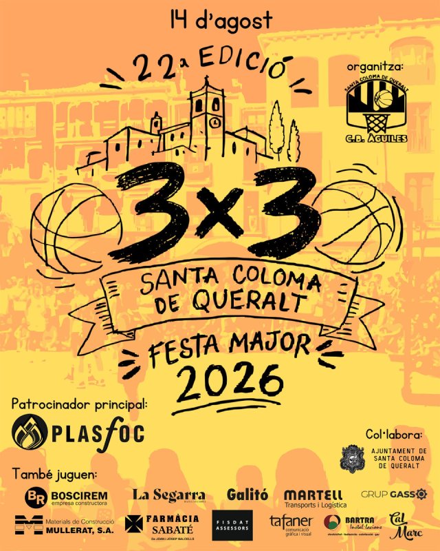 cartell Festa Major de Santa Coloma de Queralt 2026