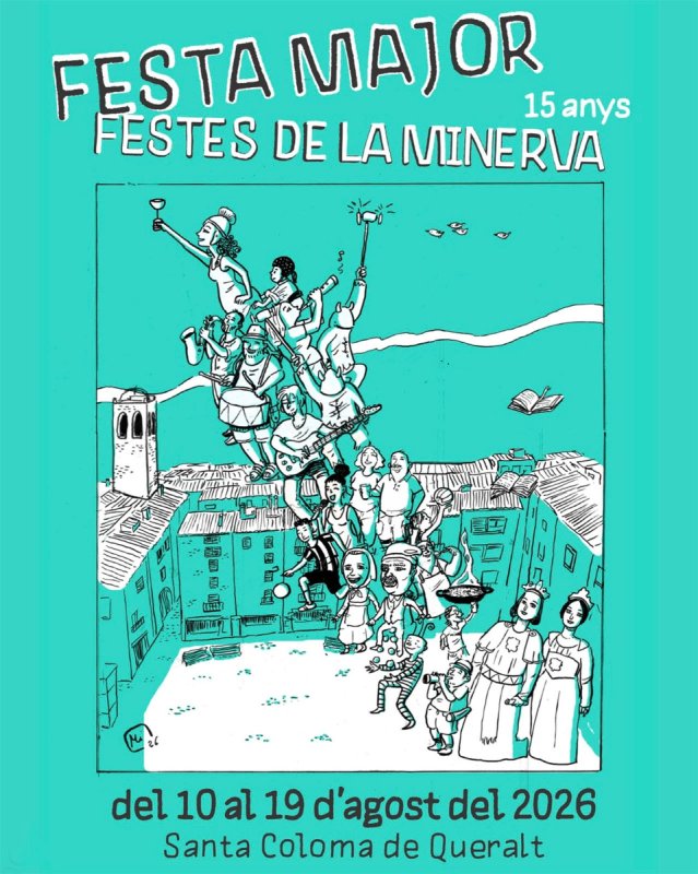 cartell Festa Major de Santa Coloma de Queralt 2026