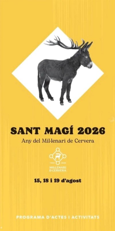 cartell Festa de Sant Magí 2026