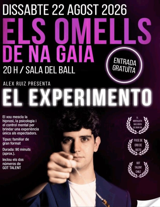 cartell Festa Major dels Omells de na Gaia 2026 - Els Omells de na Gaia