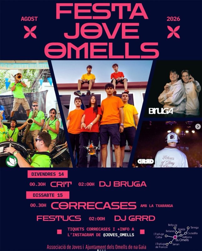cartell Festa Major dels Omells de na Gaia 2026 - Els Omells de na Gaia