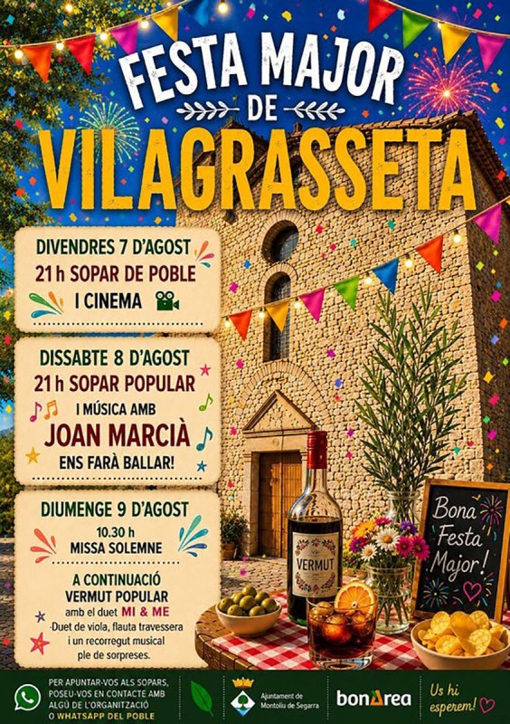cartell Festa Major de Vilagrasseta 2026