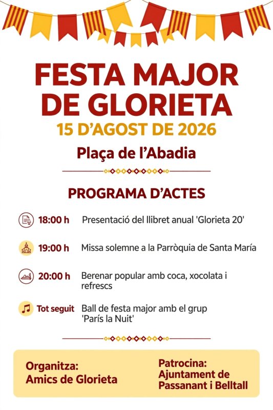 cartell FESTA MAJOR 2026