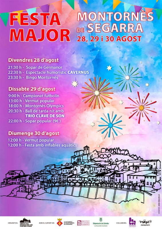 cartell Festa Major de Montornès de Segarra 2026