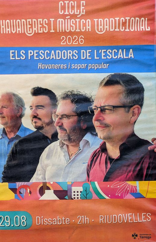 cartell Havaneres 'Els pescadors de l'Escala'