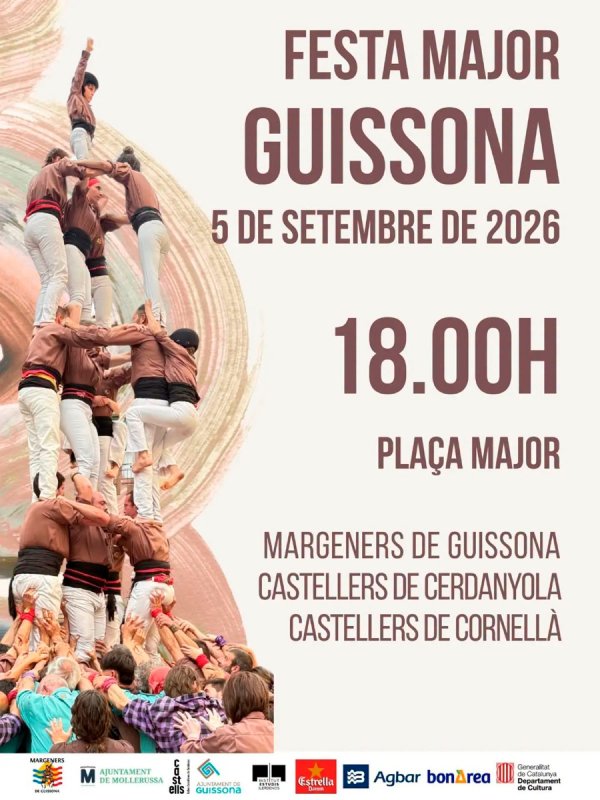 Castellers Festa Major de Guissona 2026