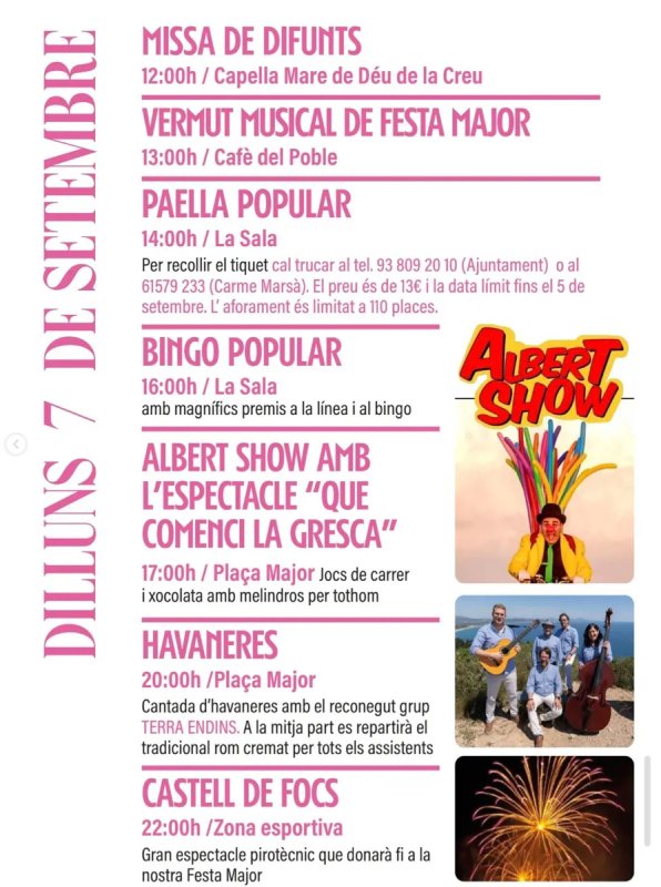 dilluns Festa Major de Montmaneu 2026