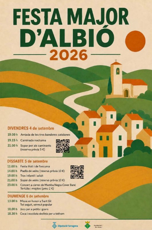 cartell Festa Major de l'Albió 2026