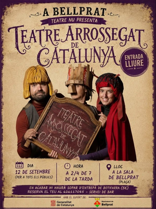 cartell Teatre Arrossegt de Catalunya