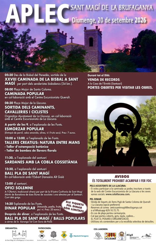 cartell Aplec de Sant Magí de la Brufaganya 2026