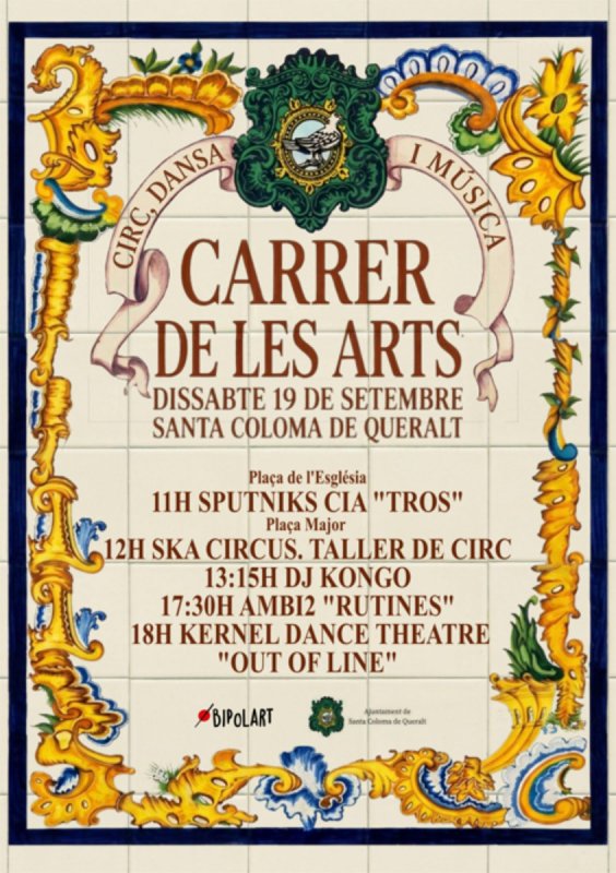 cartell Carrer de les Arts