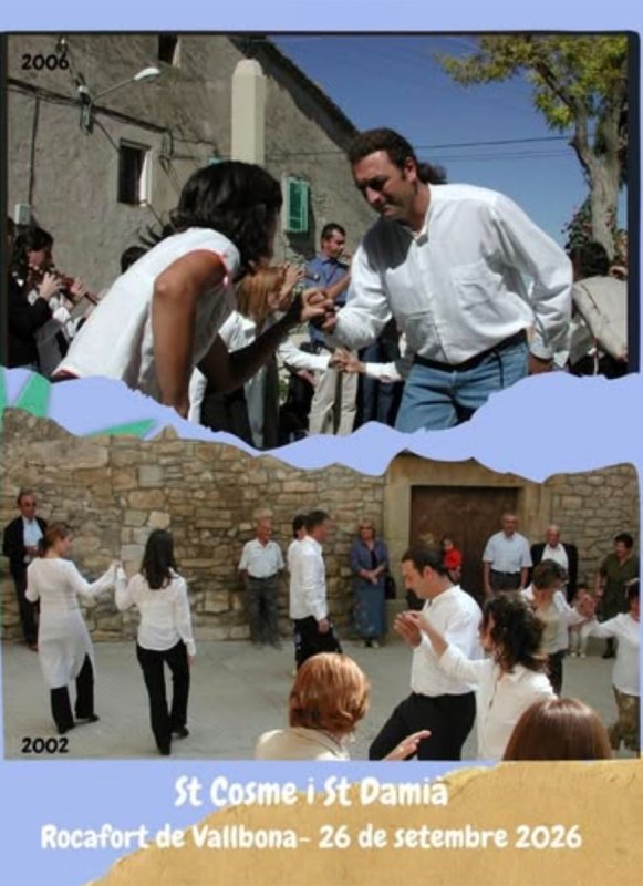 cartell Festa de Sant Cosme i Sant Damià
