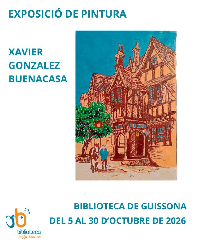 cartell Exposició de pintura 'Paisatges i treball'