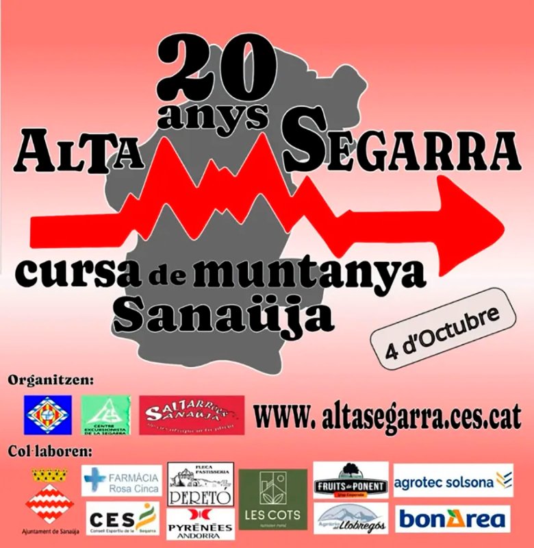 cartell 20a Cursa de muntanya Alta Segarra
